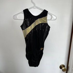 Black yellow tank leotard - AM